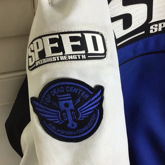 Motorcycle Speed and Strength Dead Top Center Textile Jacket Size XL - Picture 8 of 12